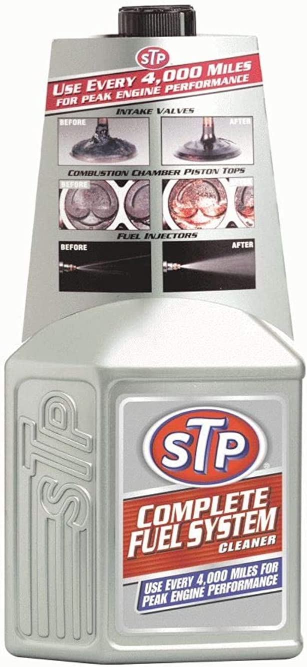STP 50500 Complete Fuel Cleaner for Petrol Engines, Removes Tough Starts, Knocking and Pinking, Made in UK, 18Oz
