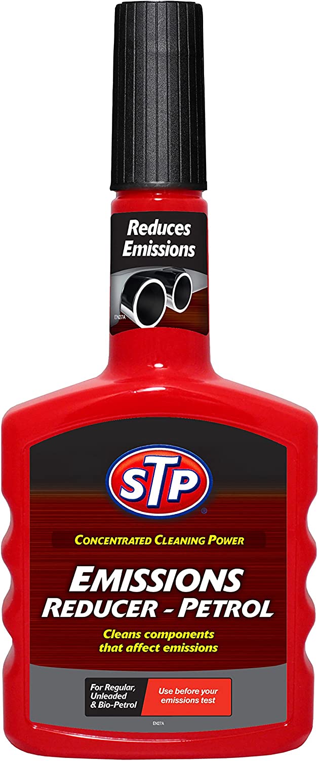 STP 78400 Red Emissions Reducer Petrol 400ml, for Clean Components, Made in UK