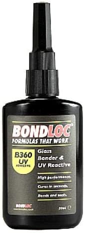 UV Adhesive Glass Bonder and UV Reactive 50ml – Bondloc B360UV
