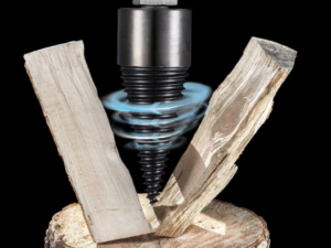 drill bit for splits wood.